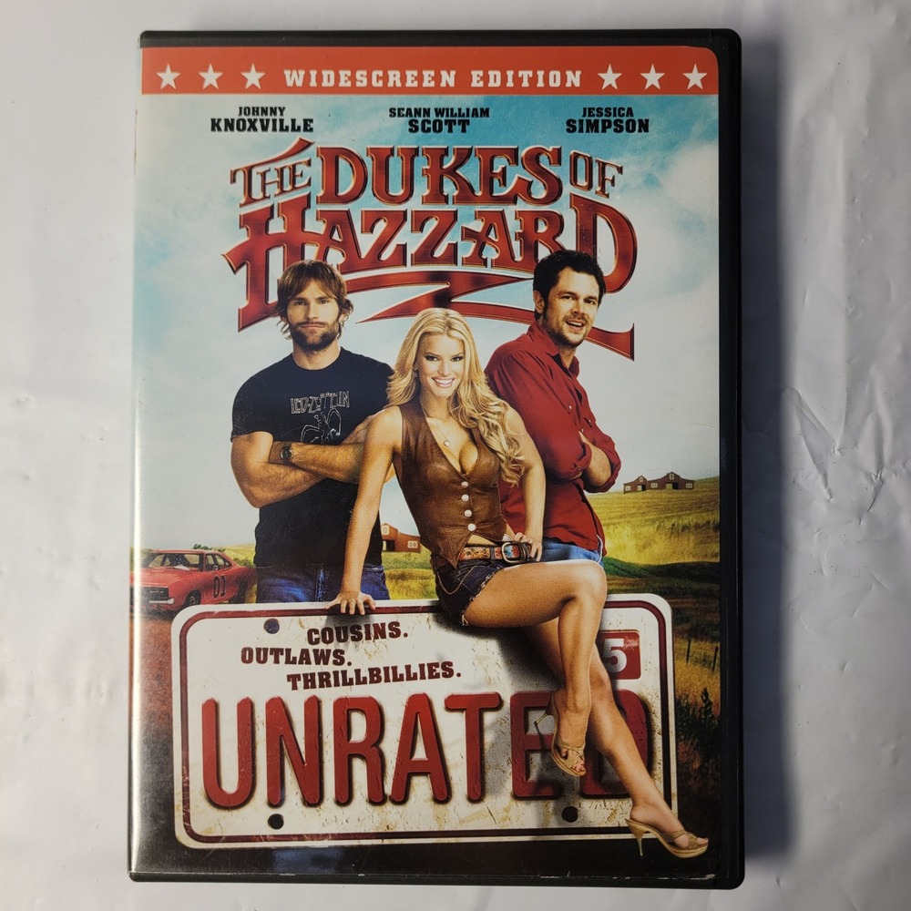 Warner Bros The Dukes of Hazzard DVD Unrated‎ Widescreen Edition Knoxville Scott